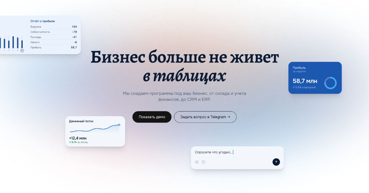 Cloudplus — программы под ваш бизнес